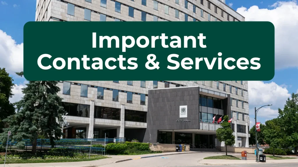 Important Contacts & Services