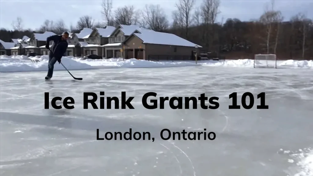 Community Grants for ice rinks in London, Ontario